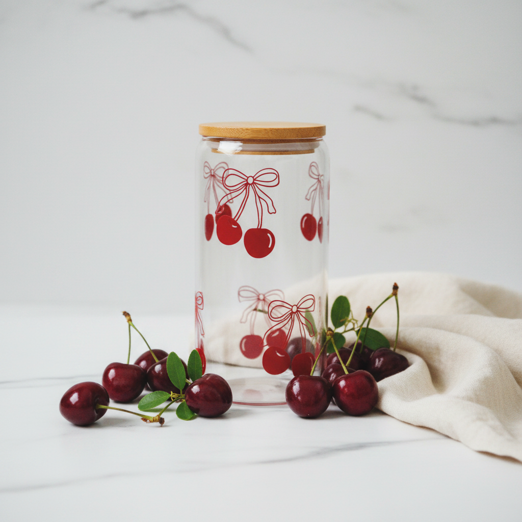 Cherry Bow Jar - Professional