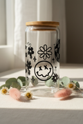 Retro Disco Glass Cup