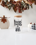 Hocus Pocus Inspired Glass Cup | 16oz Halloween Iced Coffee Cup